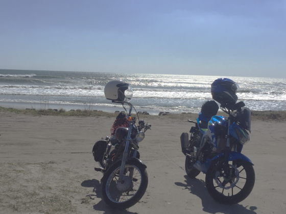 海とGSX125